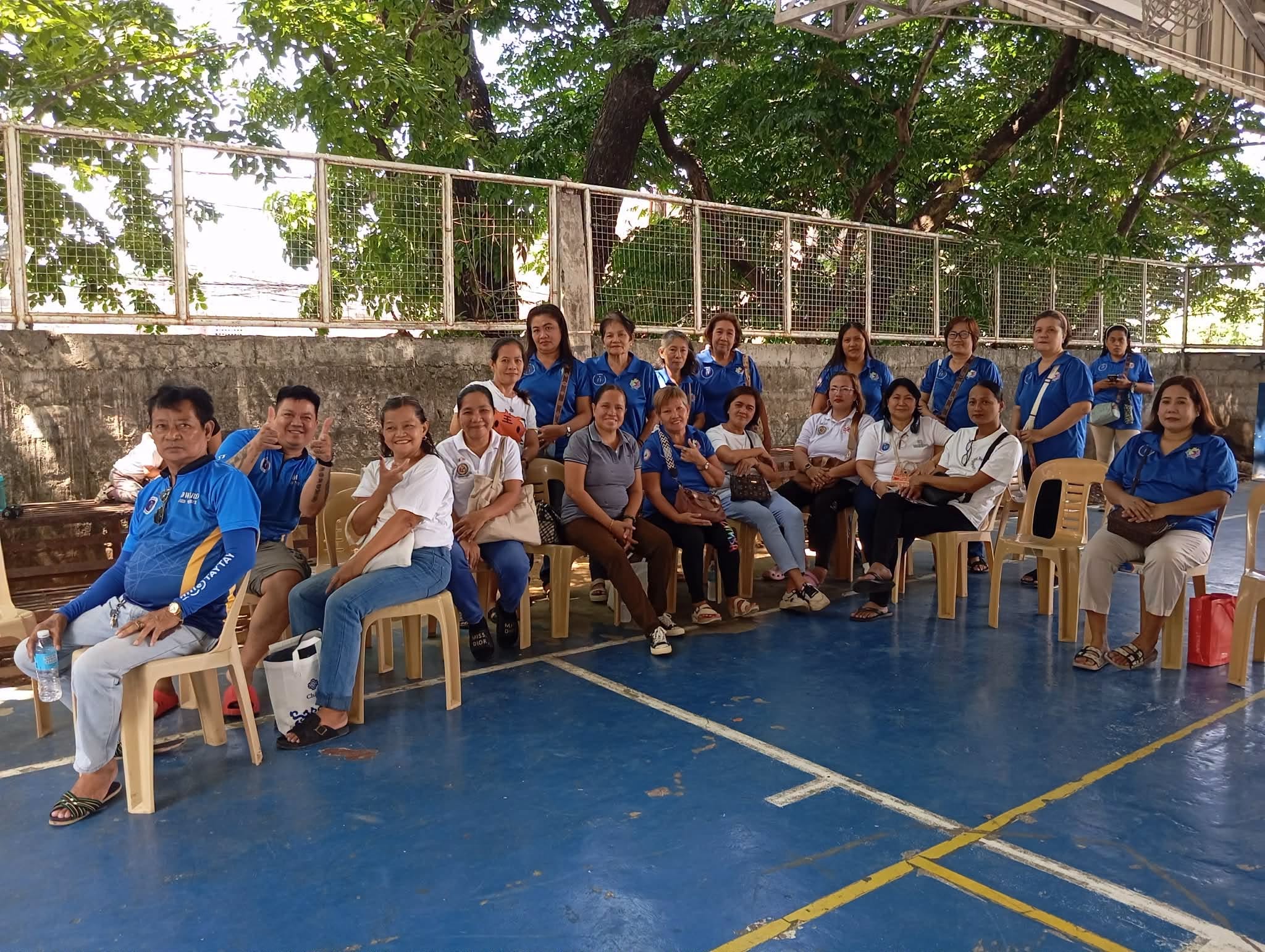 Chapter members gathered at a monthly meeting in Taytay, Rizal